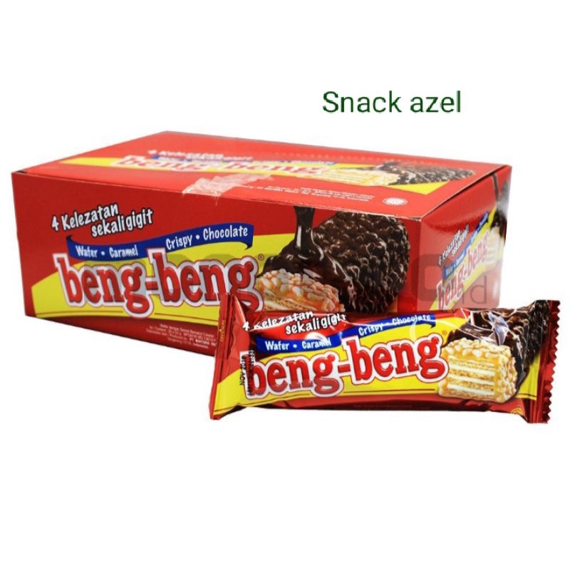 

beng beng wafer caramel crispy choocolate 1 bok isi 17psc