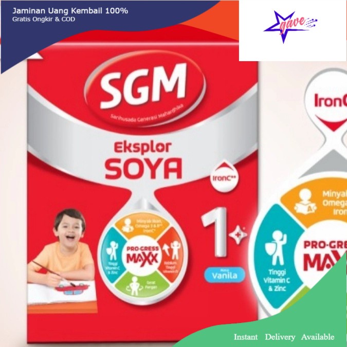 [ COD ] SGM soya 1+ vanila 400 gram