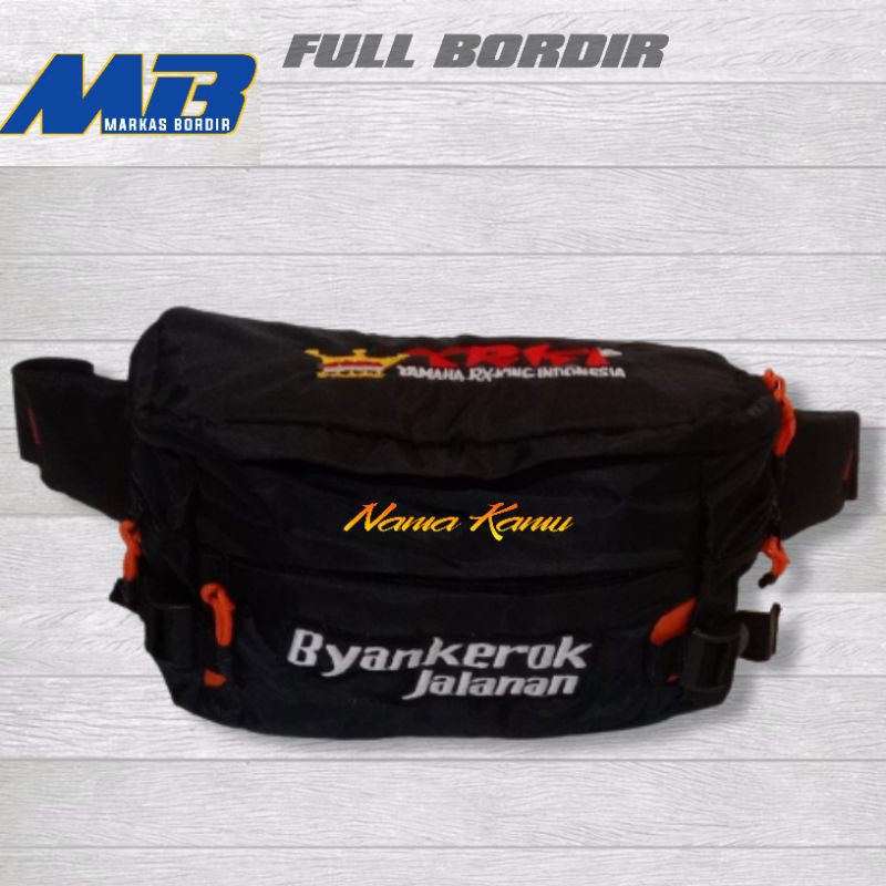 Tas Selempang -Tas Rx King Byankerok-Free Bordir Nama Semau  Kamu