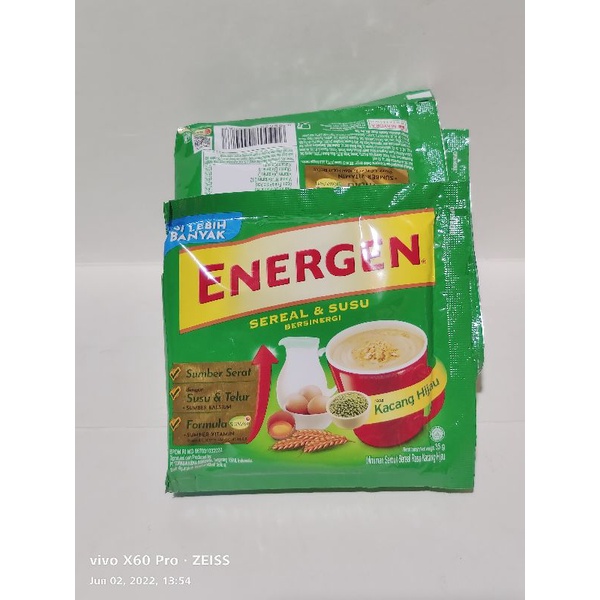 

ENERGEN Sereal & Susu Bersinergi 1 Renteng @ 10 sachet