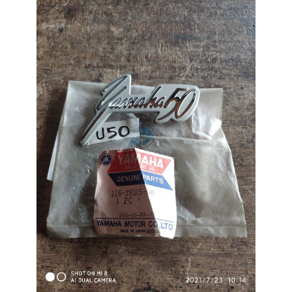 Simbol Emblem Legshield Yamaha U5 Original Yamaha Japan