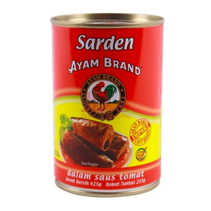 

Ayam Brand Sarden Dalam Saus Tomat 425 gram
