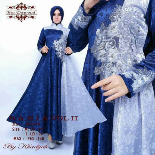 Gaun Rania Vol. II Original Bin Dawood by Khadijah Moslem Wear.