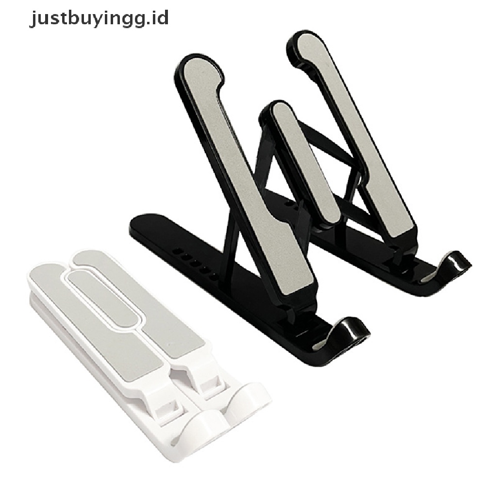 (Justbuyingg.Id) Stand Holder / Dudukan Laptop / Notebook / Tablet Model Lipat Portabel Adjustable