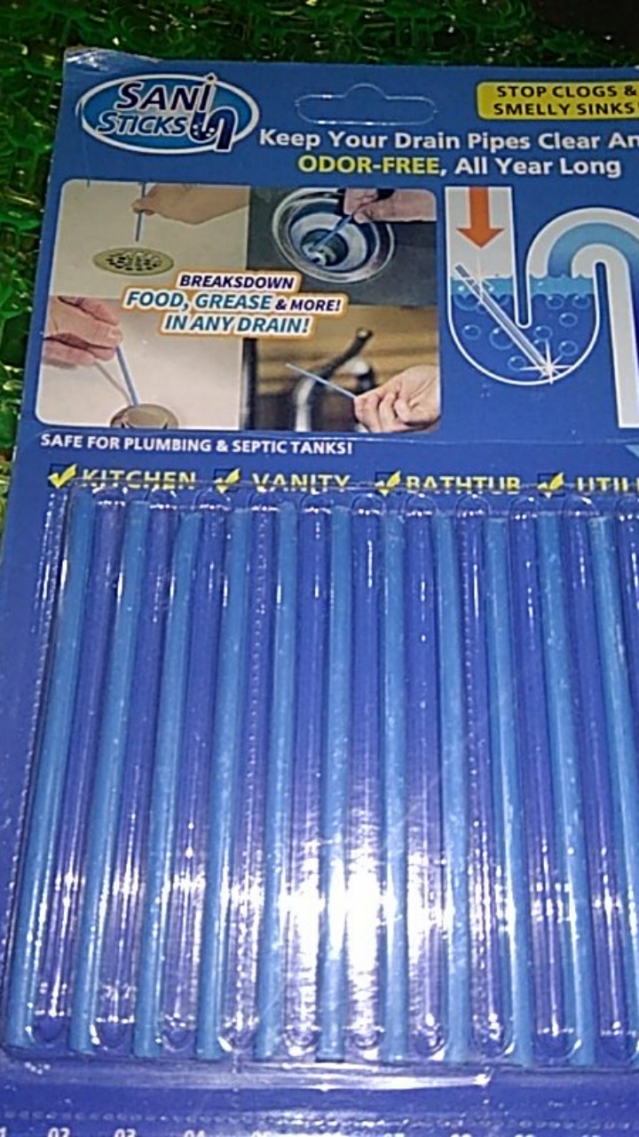Sani Stick Pembersih Saluran Air Anti Tersumbat Stik Bersih Pipa Bau Cleaner Deodorizer Saluran Unik