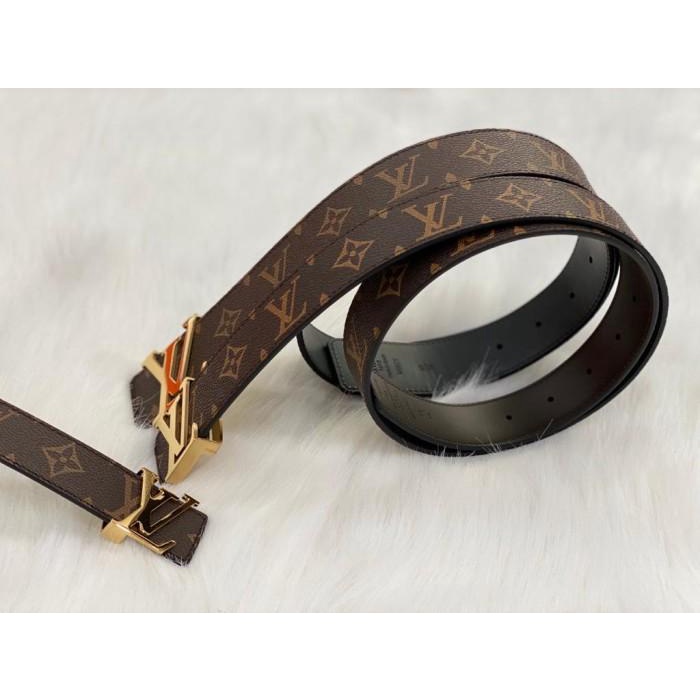 Lv Classic Monogram Belt - Inside Swift Cakfskin Original Leather