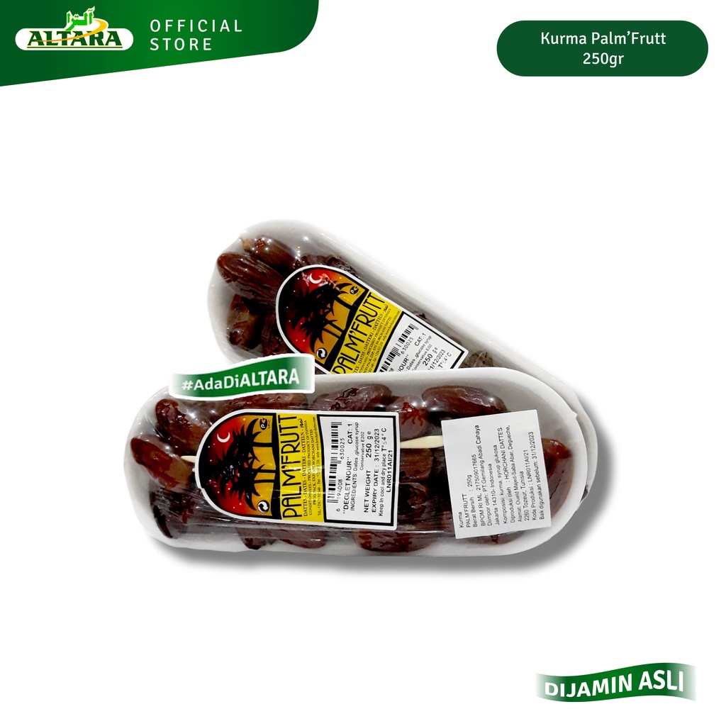 

Kurma Palm Frutt Tunisia Tangkai 250gr