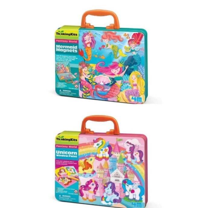 

Mainan Kreatif Anak Lukis Kaca 4M Thinking Kits Unicorn Window Paints