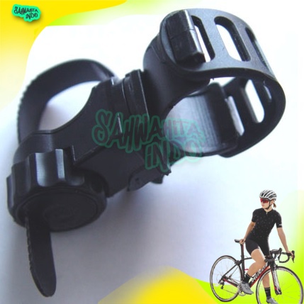 Bike Bracket Mount Holder Senter Penjepit Senter Sepeda Alat Olahraga Gowes Lipat MTB Gunung