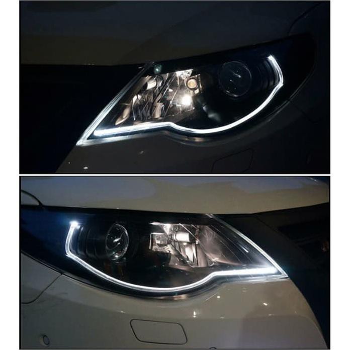 Spextrum Led Drl Flexible 30Cm Lampu Alis Motor Mobil Warna Warni - Merah