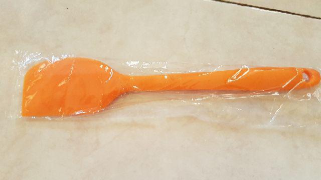 [bayar Di Tempat]spatula Bahan Silikon Untuk Mencampur Adonan Kue Warna Acak