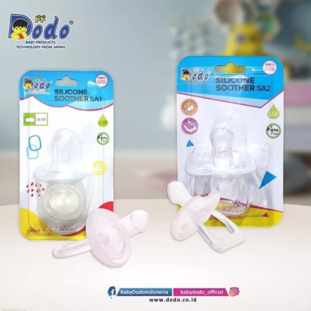 Silicone Soother SA1 Empeng Bayi Dot Bulat