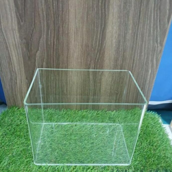 AQUARIUM Solitare Soliter Cupang Akrilik 20x20x30 Bending 3mm + Tutup
