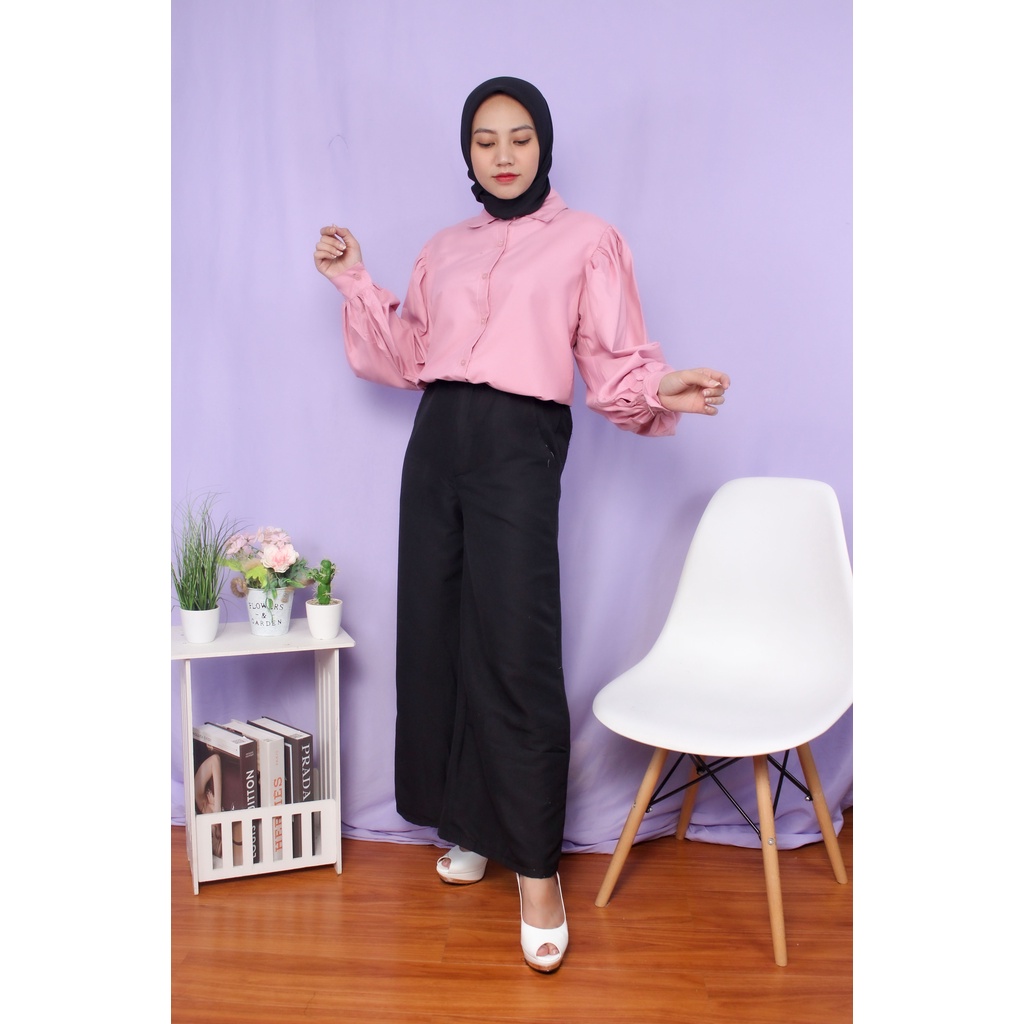 RX Fashion - Audry Rufi Basic Shirt Blouse / Blouse Mona / Kherila -BN-2