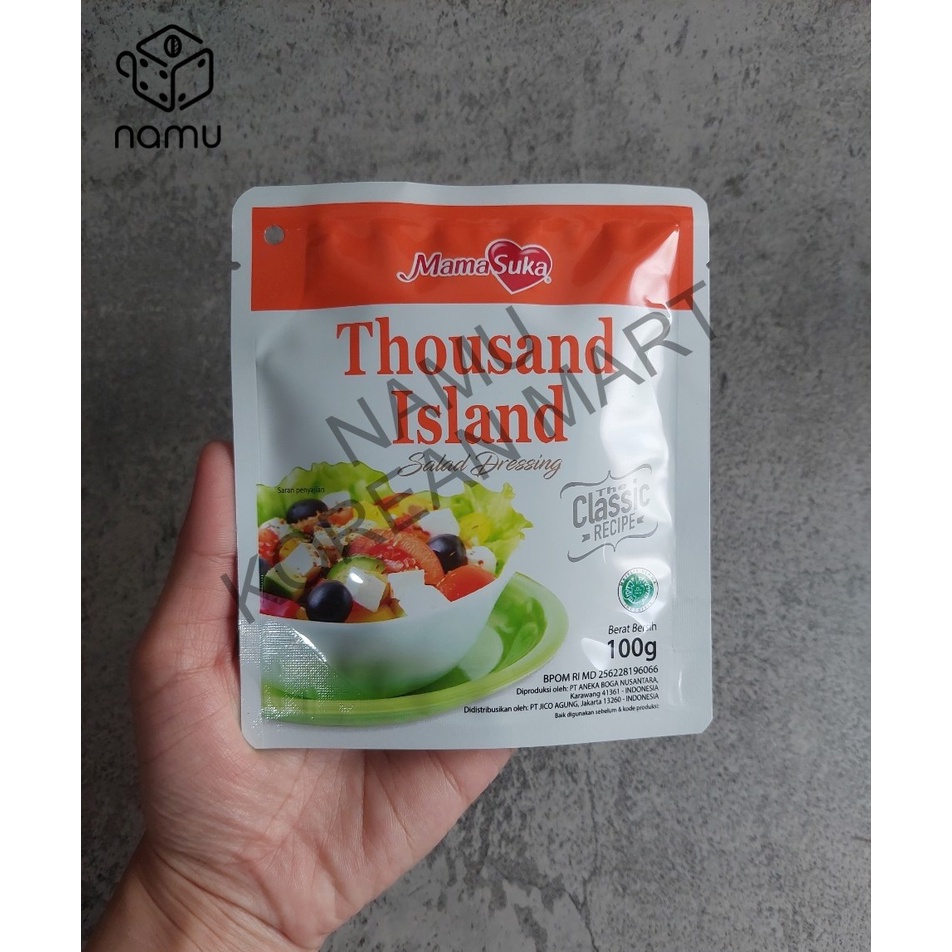 Mamasuka Thousand Island Salad Dressing 100gr POUCH Mayonaise Sachet