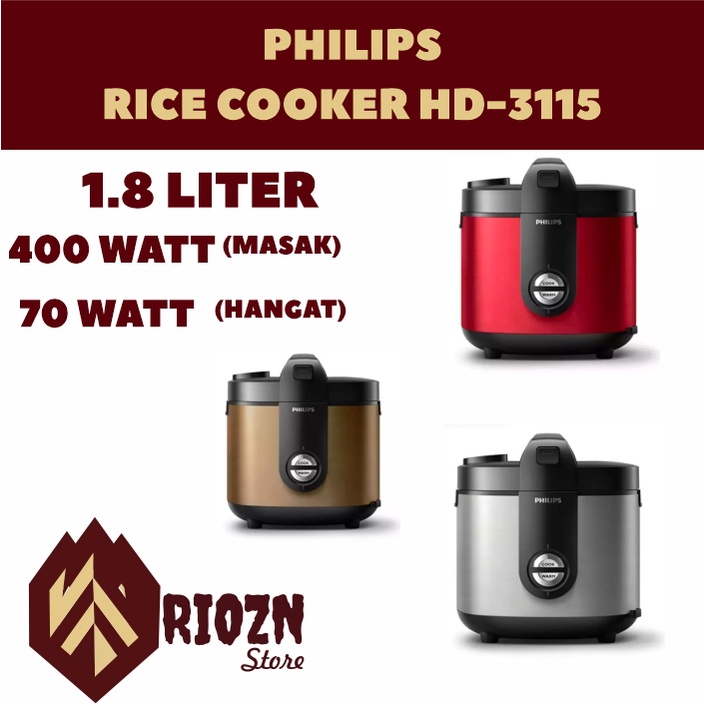 PHILIPS - RICE COOKER HD-3138 SERIES