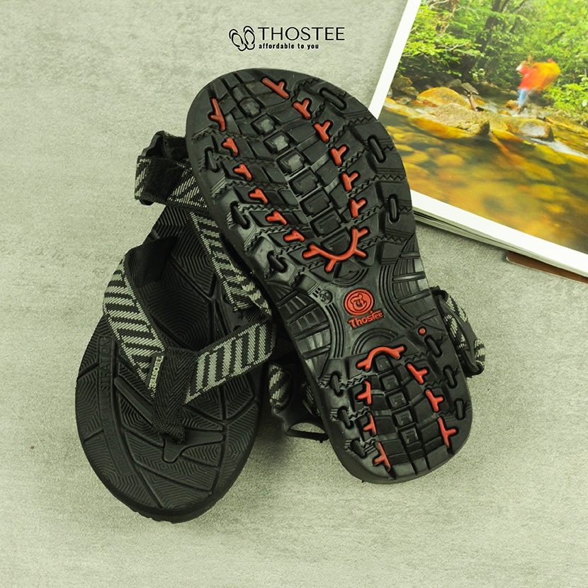 Sandal Gunung Pria Thostee Daun JGn 002 Aio