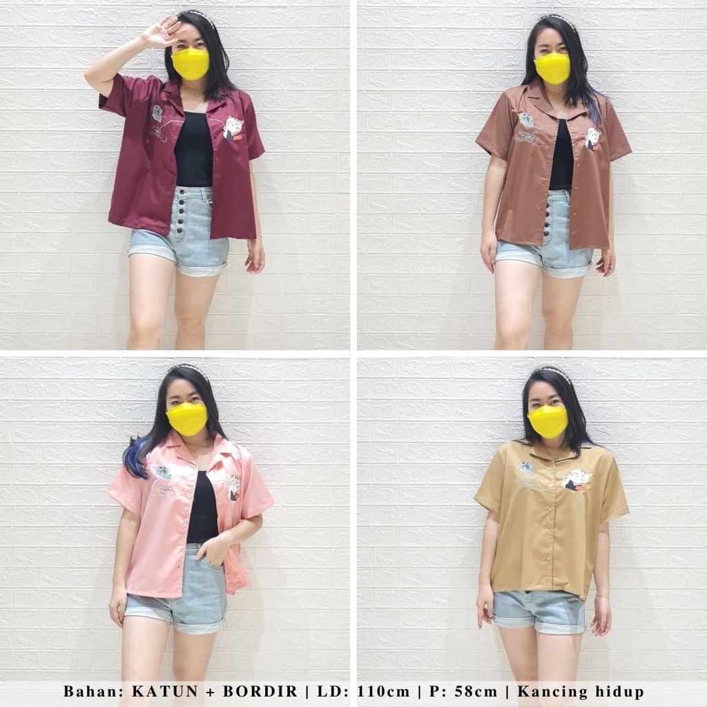 4107 chatte button shirt