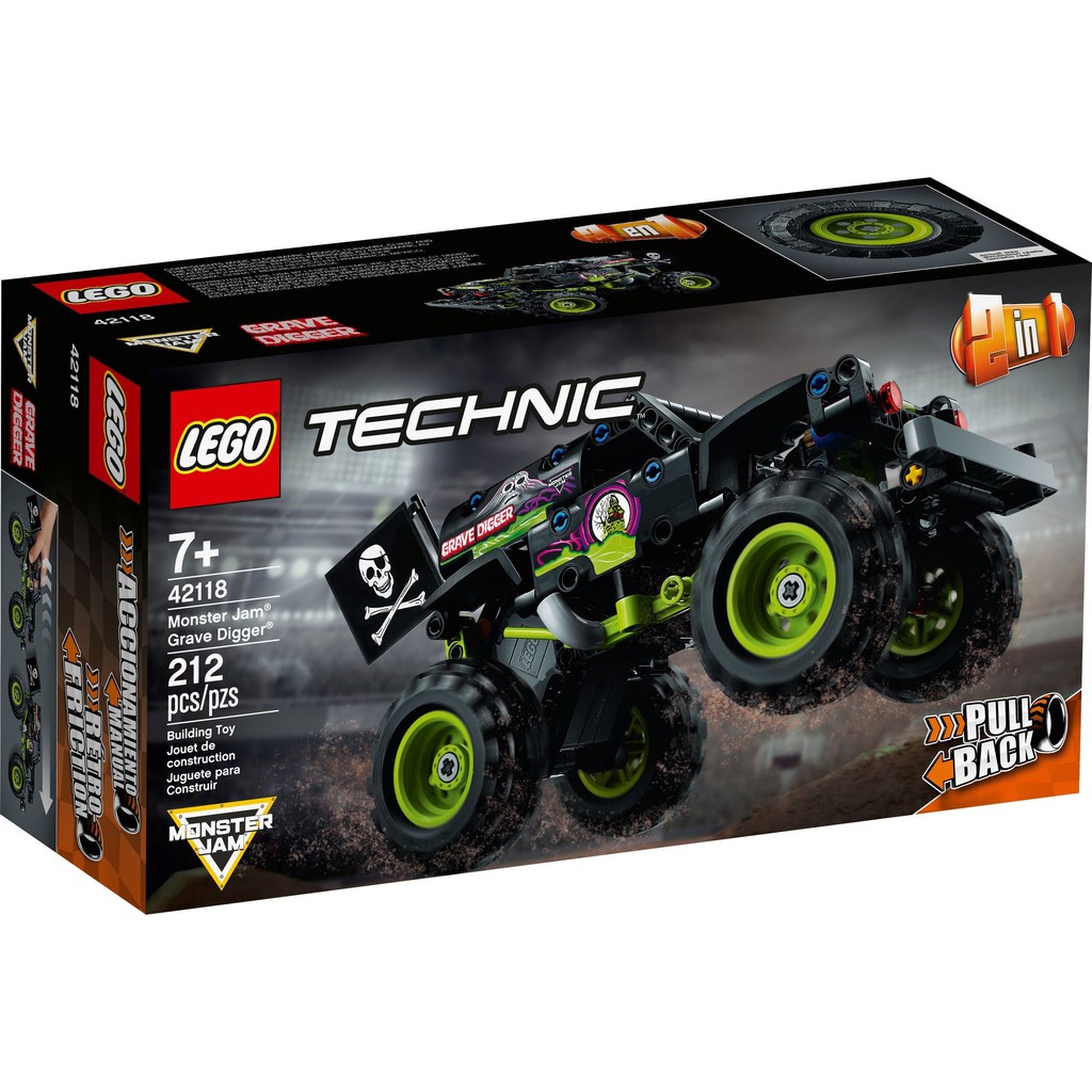 lego technic 42118 monster jam grave digger