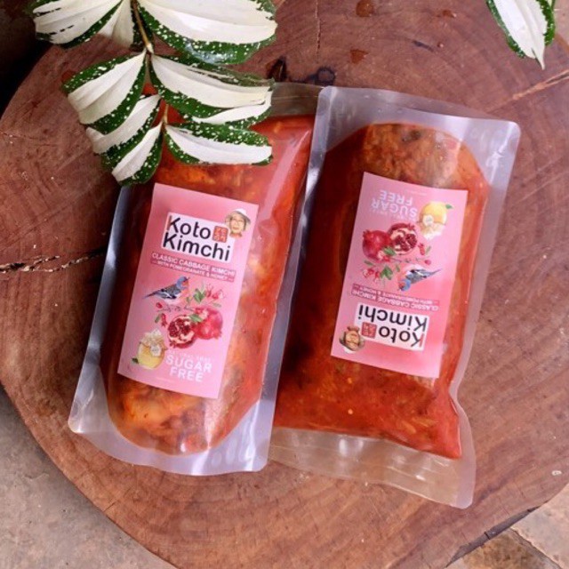 

KOTO KIMCHI WITH POMEGRANATE & HONEY (250 gr, 500 gr & 1 kg REFILL PACK). KIMCHI SAWI DENGAN DELIMA & MADU