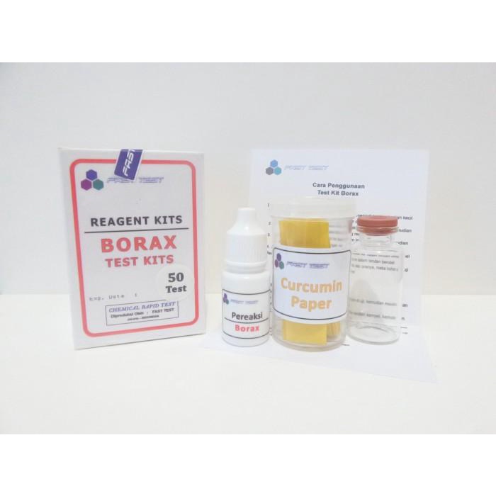 Laborat | Test Kit Boraks (Borax), Alat Untuk Menguji Kandungan Borak