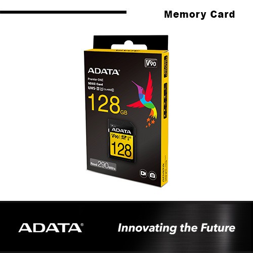 ADATA Premier ONE SDXC/SDHC UHS-II U3 Class 10 128GB - SD CARD GOLD