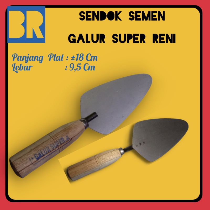Cetok semenGalur super Reni/sendok semen galur super//alat tukang