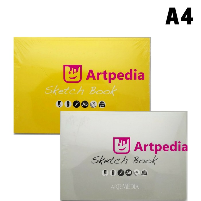 

Sketchbook Artemedia A4 / Artemedia Sketch Book A4 - Buku Sketch Pad Ukuran A4 isi 30 Lembar