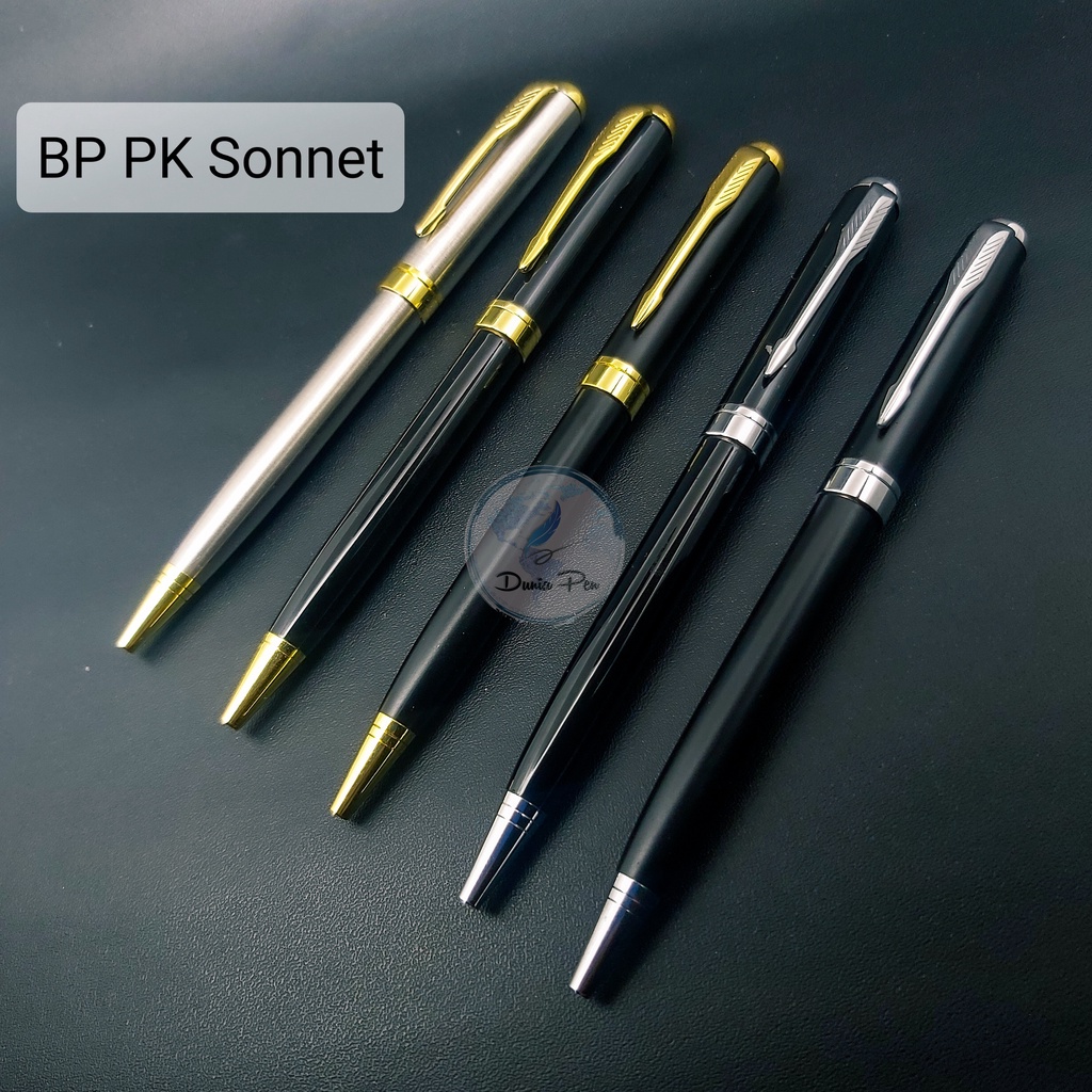

Pulpen Model Sonnet Parker , Pen Promosi Bisa Grafir Laser Nama atau Logo