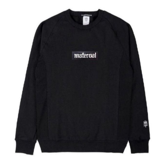 MATERNAL DISASTER CREWNECK BLACK EAGLES