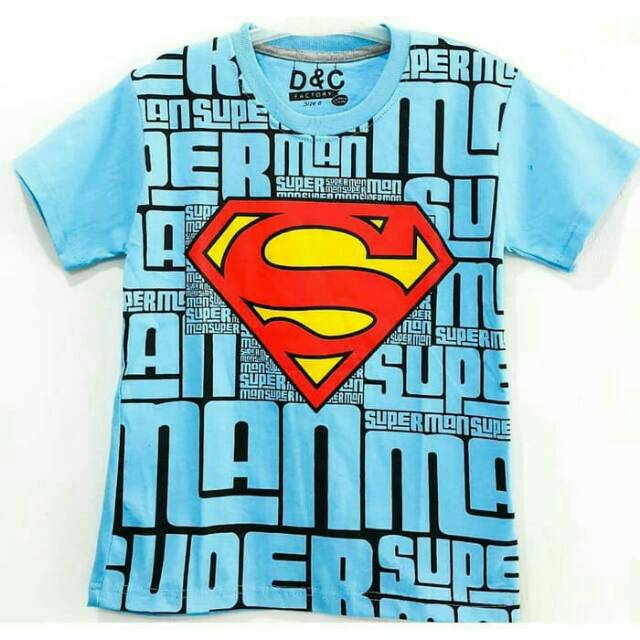  KAOS  KARAKTER  ANAK  1 10T BATMAN  SUPERMAN BALOK Shopee 