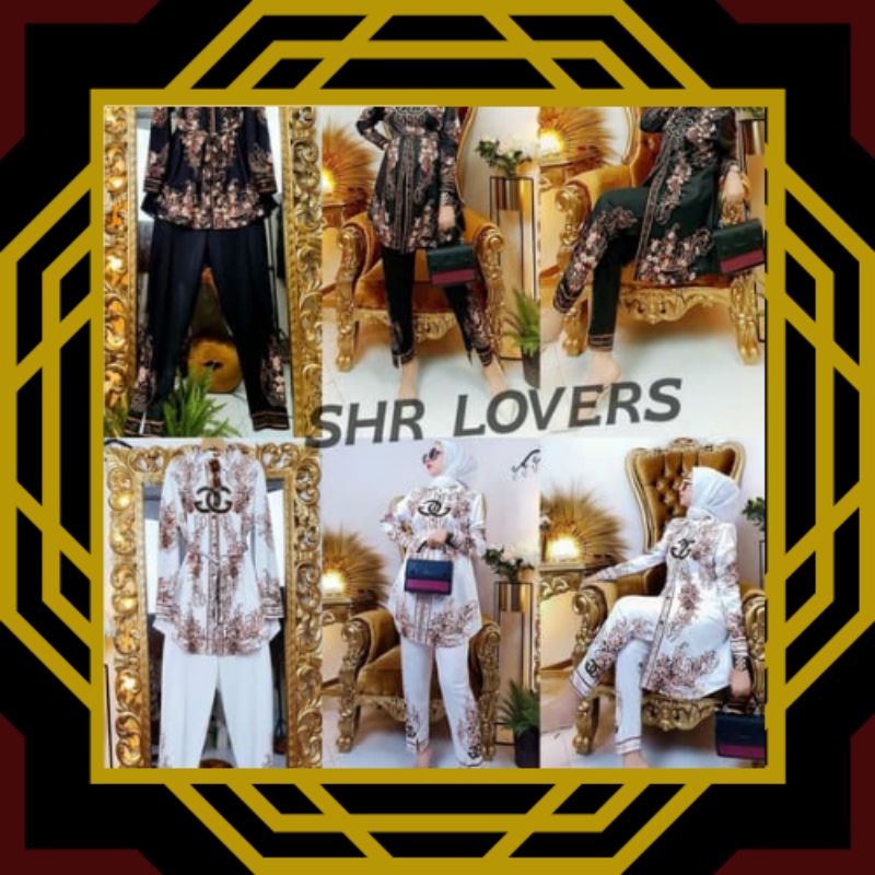 19.FASHION 2022  NEW SHR SET IMPORT REAL PICT ORIGINAL SHR BUTIK BAJU BUSANA MUSLIM LEBARAN MURAH