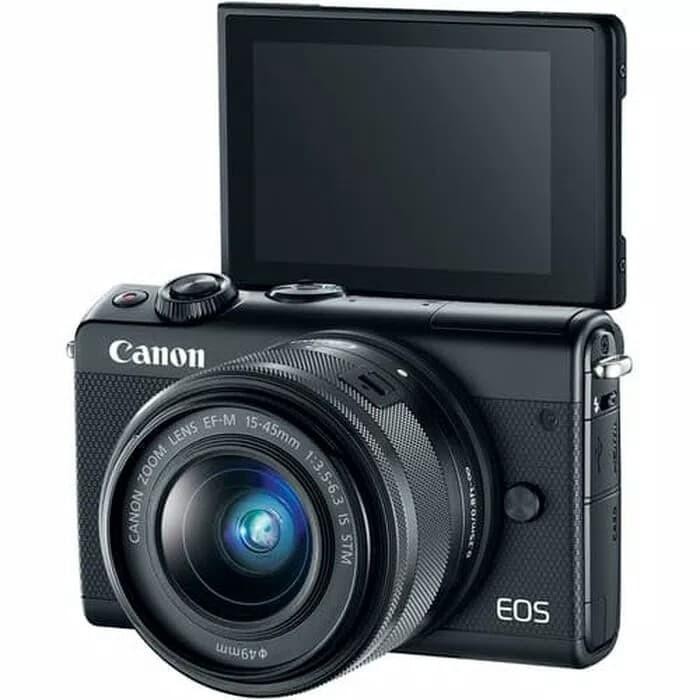 "KD" Canon Eos M100 Kit EF-M 15-45mm Garansi Resmi