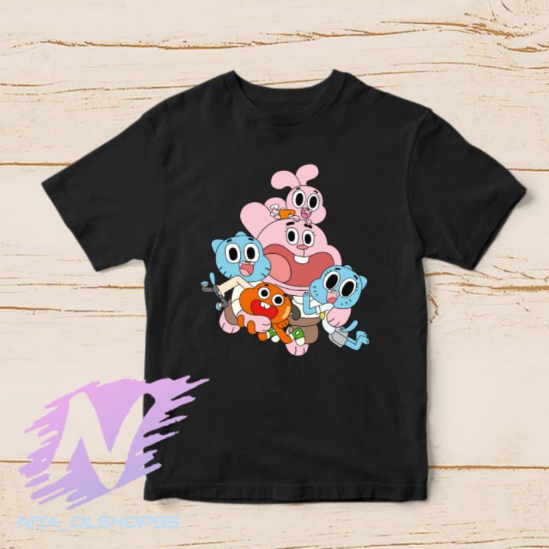 baju kaos anak the amazing world of gumball