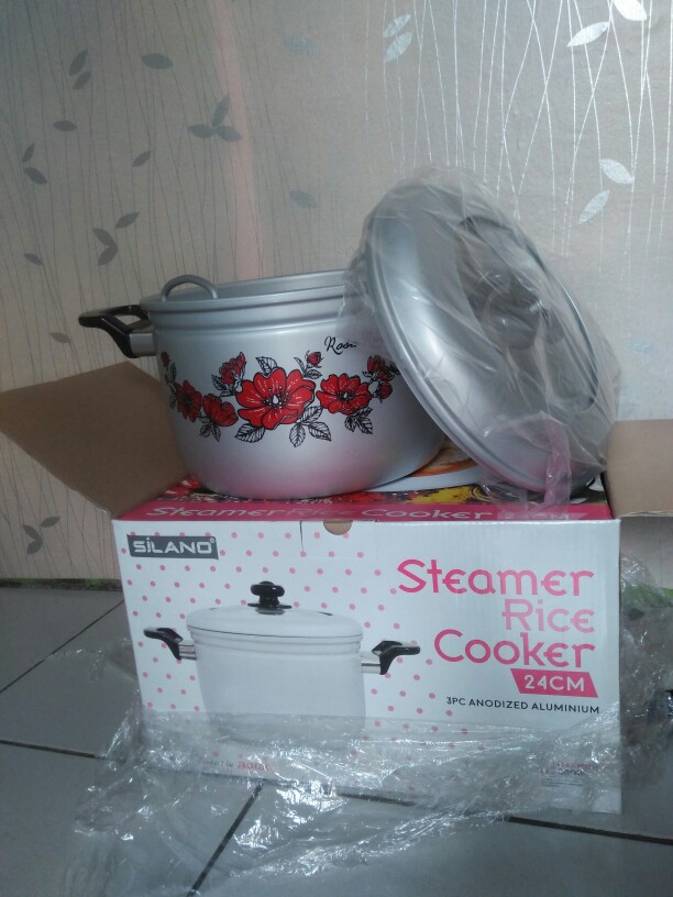 Panca Guna / Pancaguna Panci Kukusan Langseng 24cm Alumunium