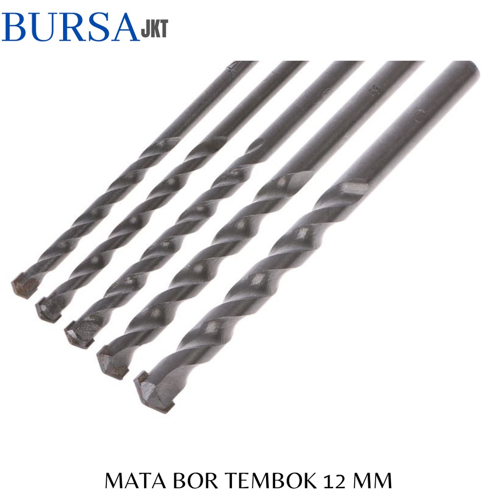 MATA BOR BESI BETON TEMBOK HSS DRILL MANSONRY 5 - 12 MM