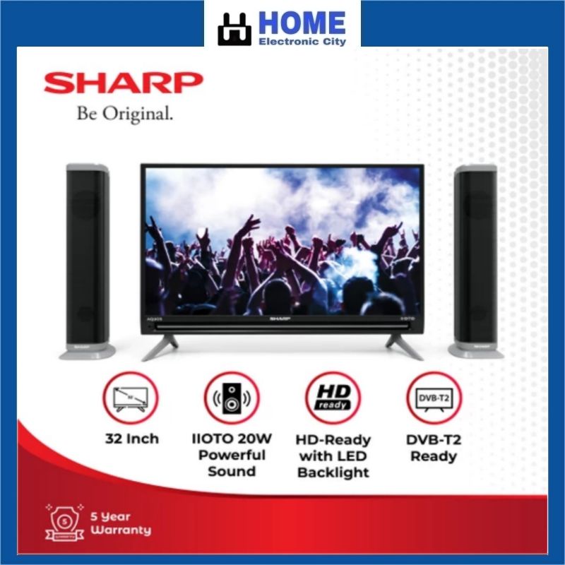 Sharp Aquos LED 32 Inch IIOTO 2T-C32BD1i TG GARANSI RESMI