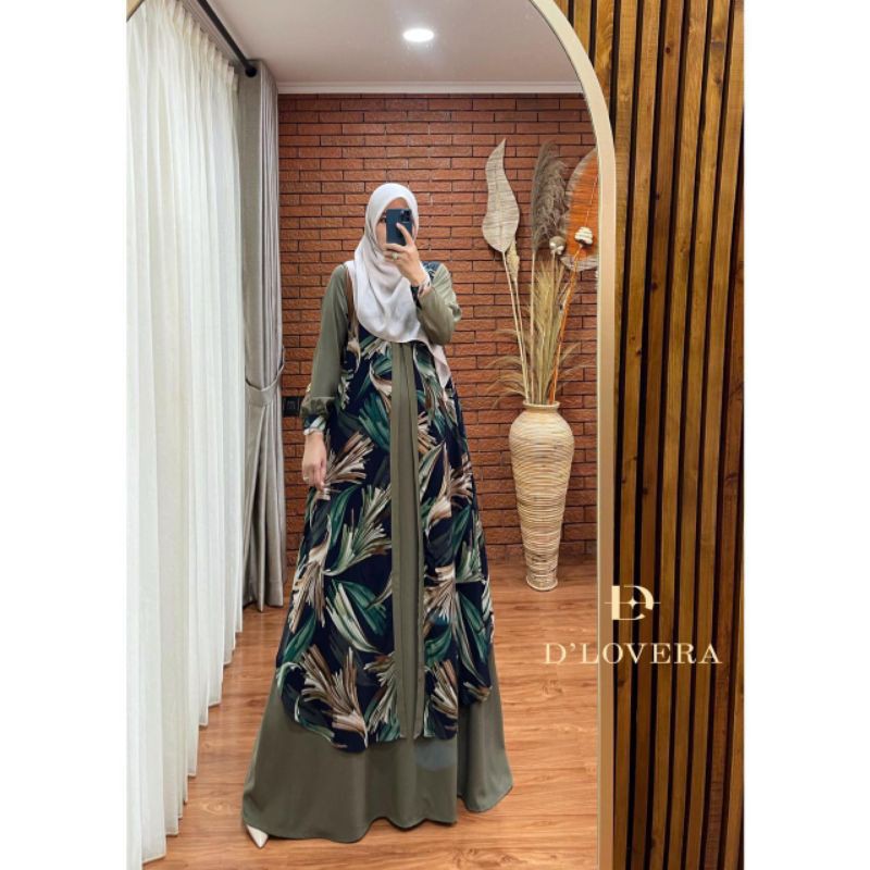Ready stok Samira shamira dress dres syar'i syari ORI original by dlovera dhilovera d'lovera