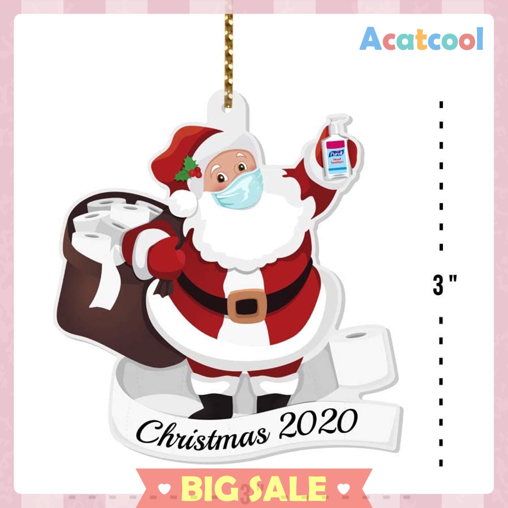 2020 Christmas Personalized Survived Family DIY Blessing Pendants