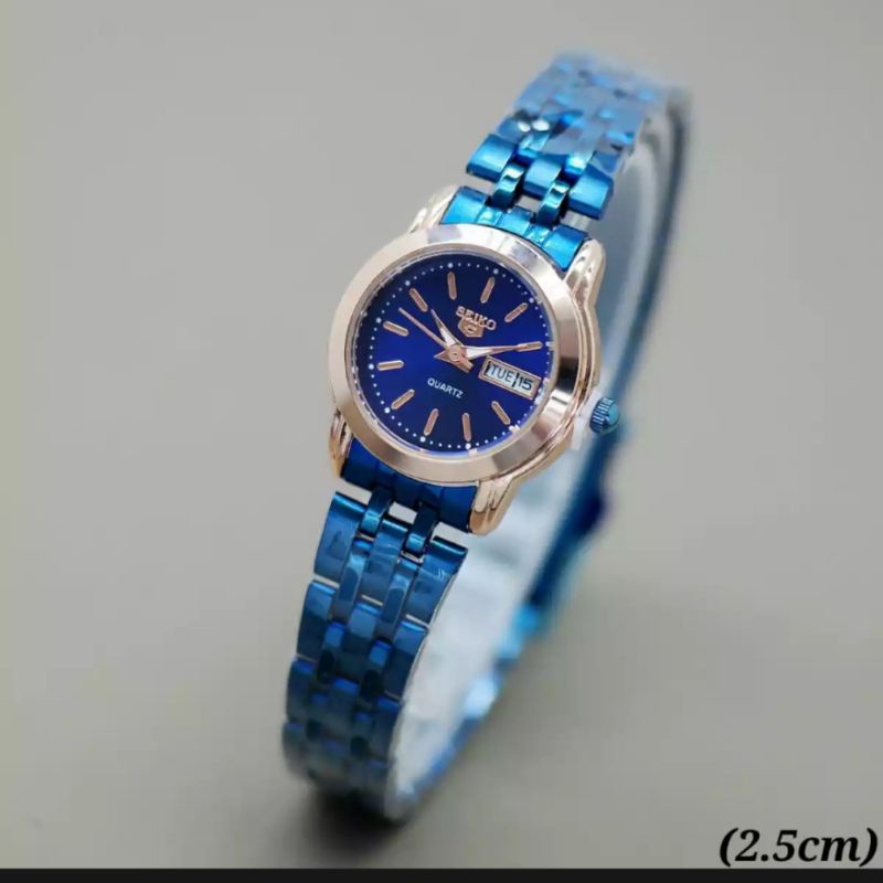 Jam Tangan Wanita Asli anti air | Jam Tangan Seiko Rantai Date Aktif