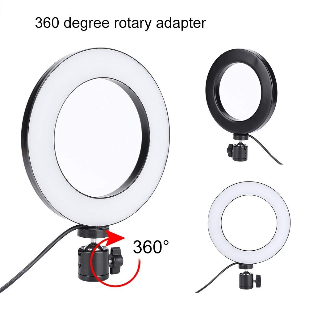 ZD666 - 10-inch Selfie Ring Fill Light 8W 120 LED with Tripod