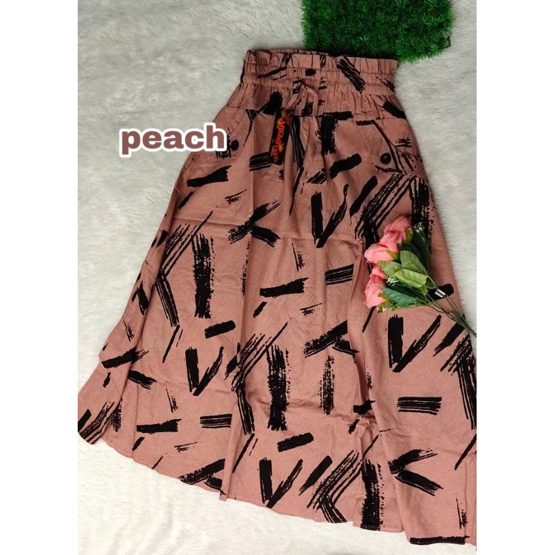 ROK PAYUNG PANJANG BAHAN KATUN CIGARET XXL