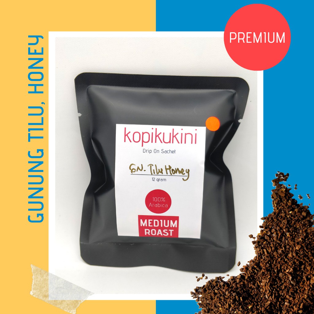 

KOPI ARABIKA GUNUNG TILU BUBUK PREMIUM DRIP ON COFFEE ISI 2 SACHET SINGLE ORIGIN ARABICA, KOPI SASET