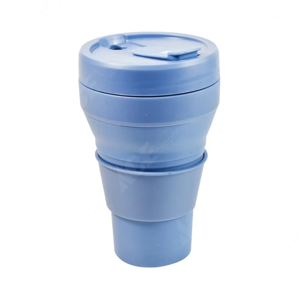 Ace Ataru 450 Ml Mug Silikon Lipat - Biru