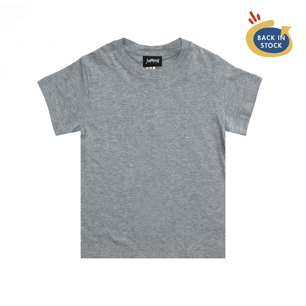 

JummaKids Misty Grey Basic T-shirt