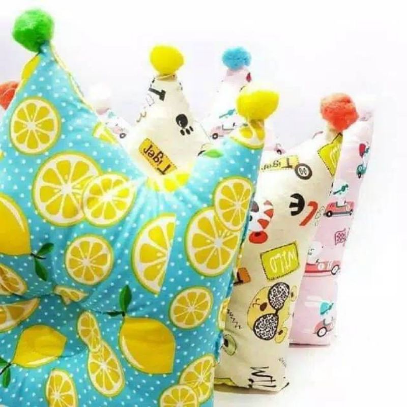 Bantal baby newborn  /  motif karakter bantal baby Bantal Anti Peang/bantal mahkota/Bantal biasa sy S1