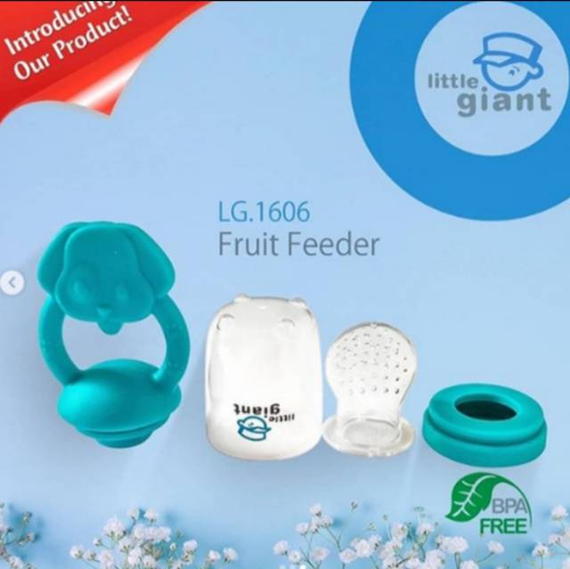 LITTLE GIANT Baby Fruit Feeder Silikon Berpenutup Empeng Buah