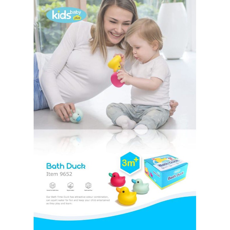 KIDS BABY Plus Bath Duck Bebek Mandi 1pc