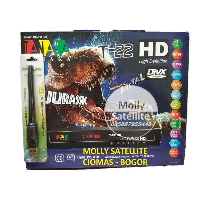 Dijual PAKET TANAKA T22 JURASSIK METAL K0S   USB WIFI Dongle RT5370 Berkualitas