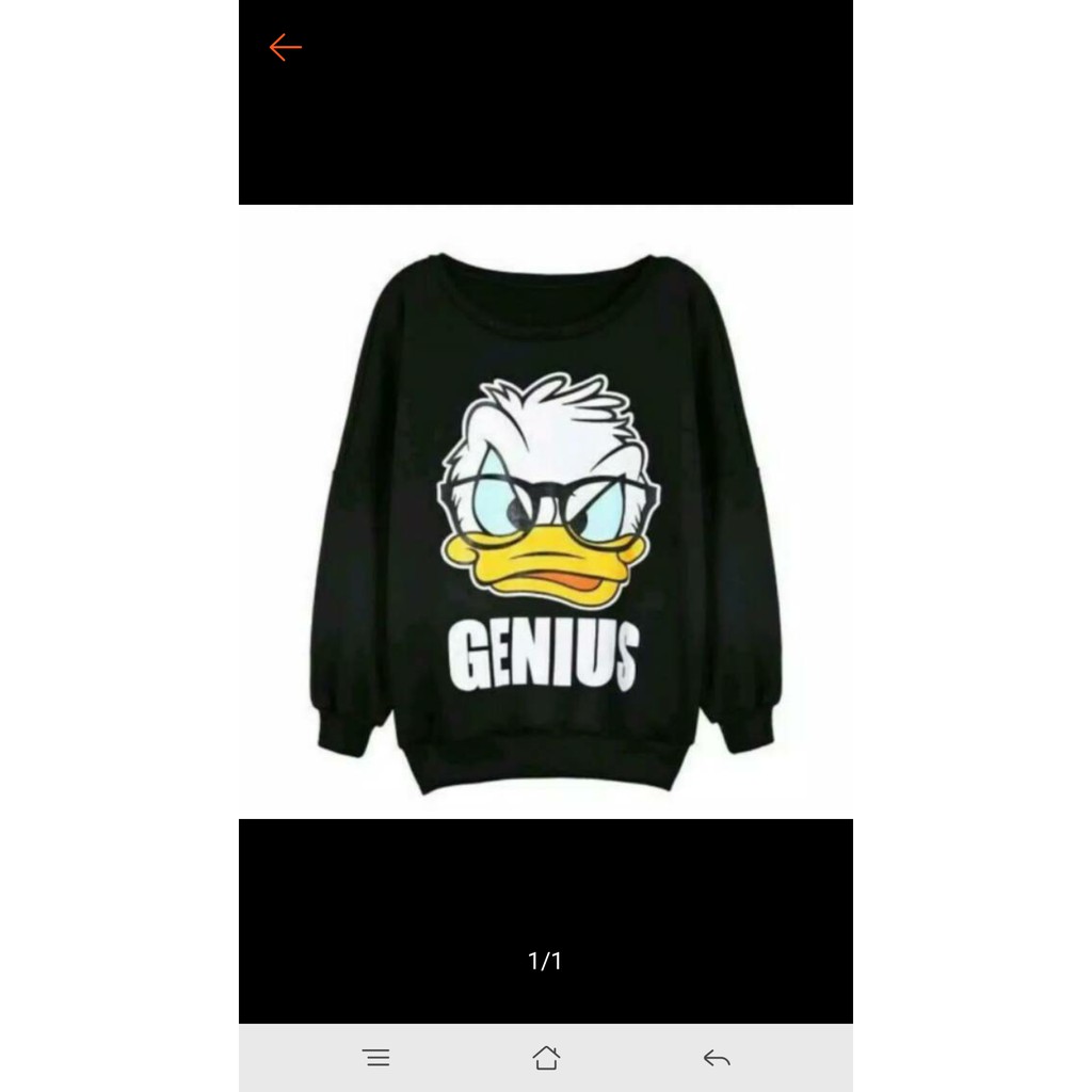 sweater basic donald duck
